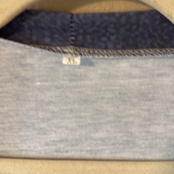 Women’s Striped Top With Built In Cardigan Long Sleeve Size XL - Picture 3 of 10